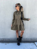 Luna Long Sleeve Tiered Mini Dress