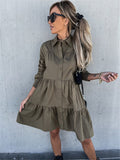 Luna Long Sleeve Tiered Mini Dress