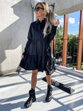 Luna Long Sleeve Tiered Mini Dress