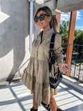 Luna Long Sleeve Tiered Mini Dress