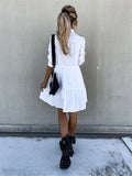 Luna Long Sleeve Tiered Mini Dress