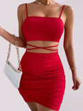 Luna Ruched Mini Dress