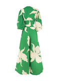 Luna Printed Top Pants Set