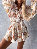 Luna Faux Wrap Romper