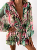 Luna Faux Wrap Romper