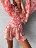 Luna Faux Wrap Romper
