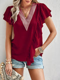 Luna Frill Trim Top