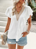 Luna Frill Trim Top