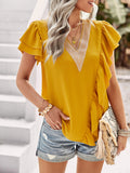 Luna Frill Trim Top