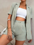 Luna Casual Biz Shorts Blazer Set