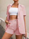 Luna Casual Biz Shorts Blazer Set
