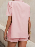 Luna Casual Biz Shorts Blazer Set