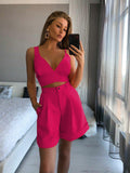 Luna Sophie Suit Shorts Tank Top Set