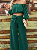 Luna Luxe Top Wide Leg Pants Set