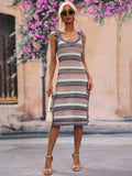 Luna Knitted Long Summer Dress