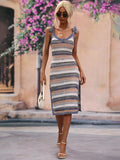 Luna Knitted Long Summer Dress