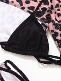 Luna 3 Piece Lepard Bikini Set