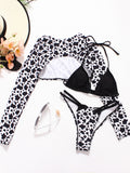 Luna 3 Piece Lepard Bikini Set
