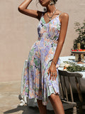 Luna Iris Pleated Dress