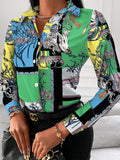 Luna Printed Biz Shirt