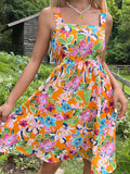 Luna French Floral Dress