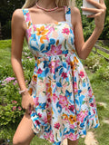 Luna French Floral Dress
