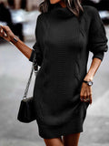 Luna Captivating Turtleneck Sweater Dress