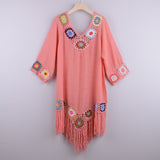 Luna Floral Crochet Cover Up