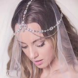 Luna Glow Multi-Layer Rhinestone Forehead Chain