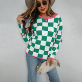 Luna Checkers Sweater