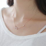 Luna 925 Plated Sterling Silver Necklace