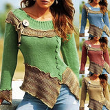 Luna Women's Patchwork Sweater