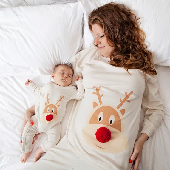 Luna Reindeer Mom and Baby Matching Outfit