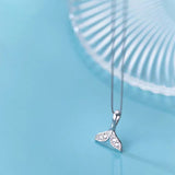 Luna Mermaid Tail S925 Sterling Silver Necklace