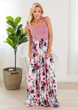 Luna Mom and Daughter Maxi Floral Casual Dress