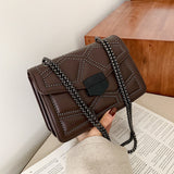 Luna Chain Messenger Small Square Bag