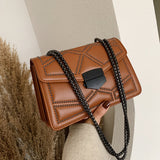 Luna Chain Messenger Small Square Bag