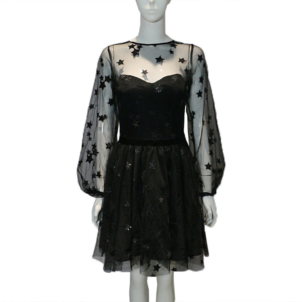 luna star blue dress Luna Gown Fierce Angels Fashion