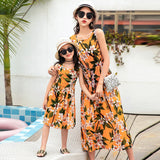 Luna Mother and Daughter Vacation Beach Vest Long Skirt