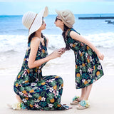 Luna Mother and Daughter Vacation Beach Vest Long Skirt