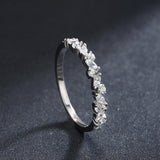 Luna Diamond S925 Zircon Geometric Fine Ring
