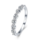 Luna Diamond S925 Zircon Geometric Fine Ring