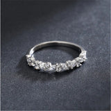 Luna Diamond S925 Zircon Geometric Fine Ring