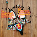 Luna Handmade Crochet Tassel Bikini