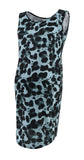 Luna Maternity Leopard Bodycon Dress