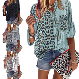 Luna Patchwork Leopard Shirt