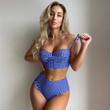 Luna Polka Dot High Waist Bikini