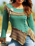 Luna Women's Patchwork Sweater