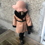 Luna Little Girl's Faux Fur Coat