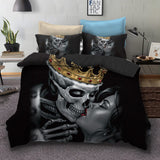 Luna Dia de los Muertos Bedding Set